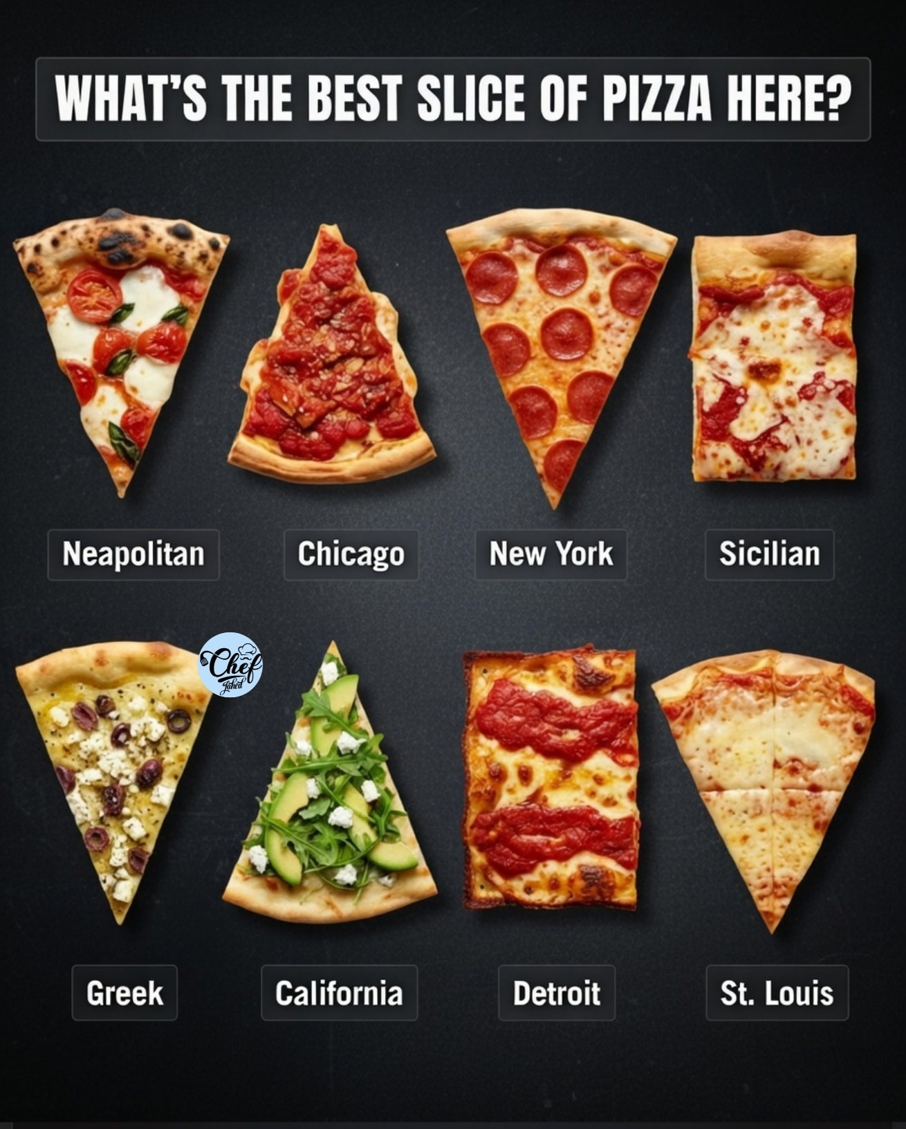 Chef - Pizza lovers, unite! Look at these epic slices from around the ...