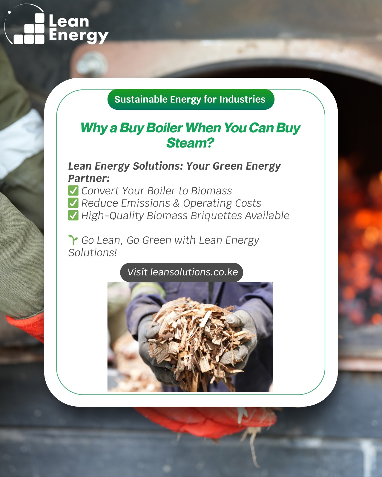 Lean - Do you know some of the benefits of Lean Briqs? They are: 📍Eco ...