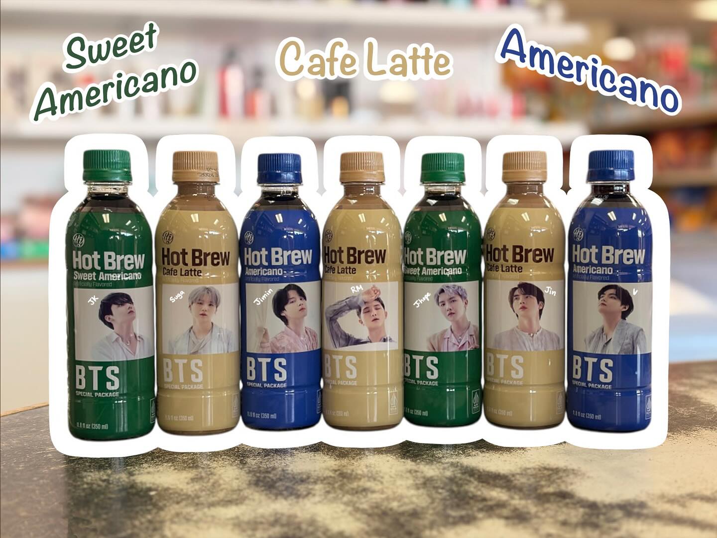 Try the 3 BTS edition hot brew coffee! What's your favorite