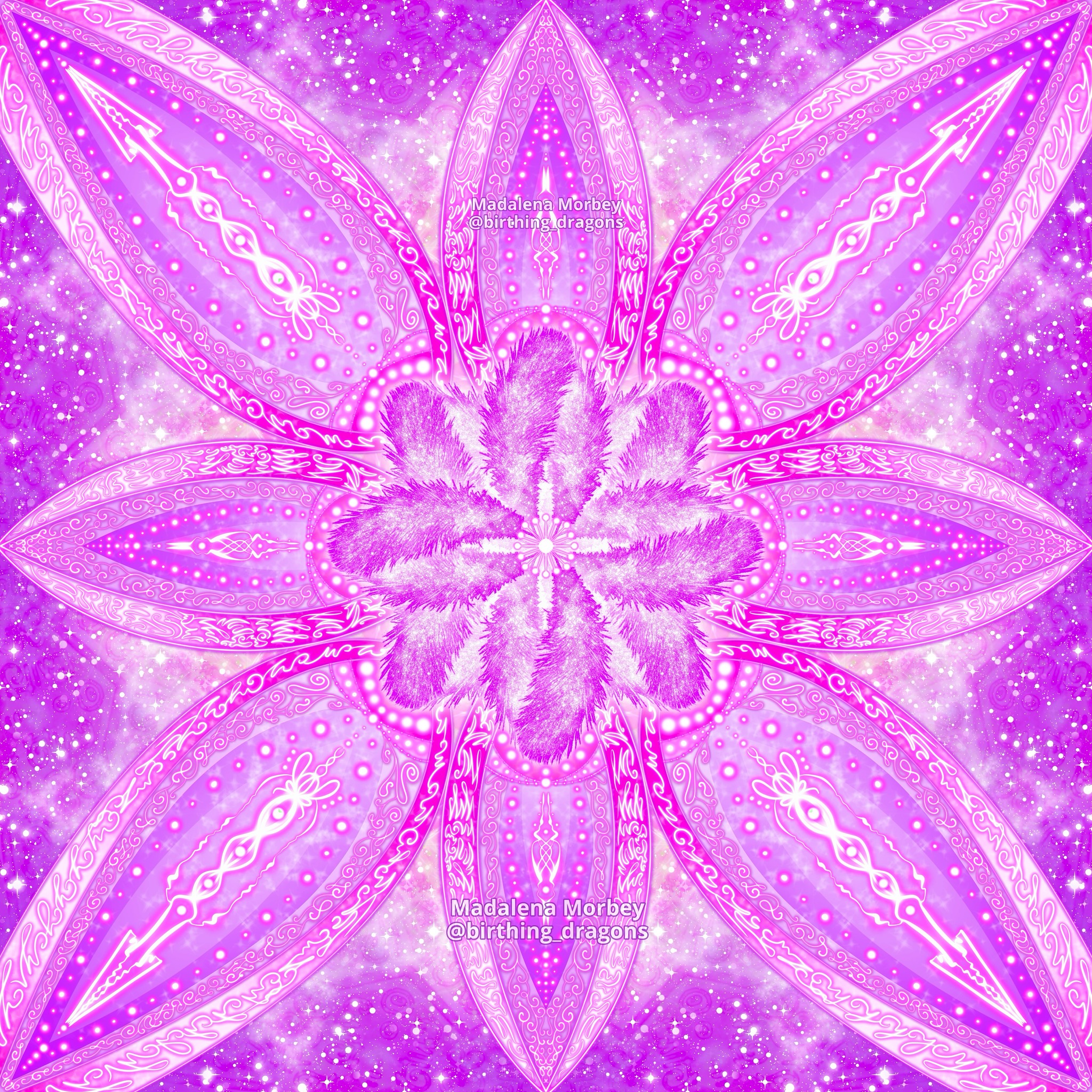 Birthing - . . 🌟Feathered and Flowered, Cosmic Heart - Lightness of ...