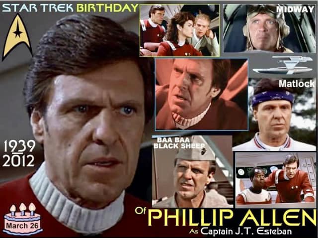 Trek Talking - Remembering Phillip R. Allen,was the actor...