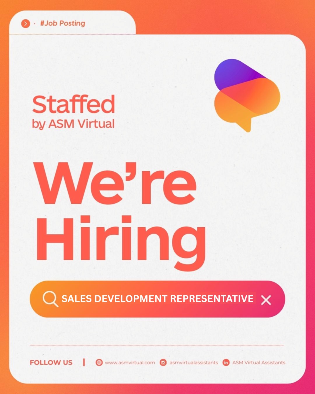 Staffed by ASM Virtual