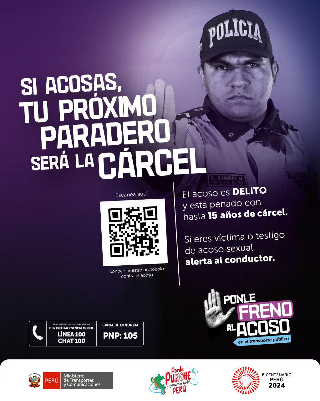Ministerio - Recuerda que el acoso sexual es un delito y está penado ...