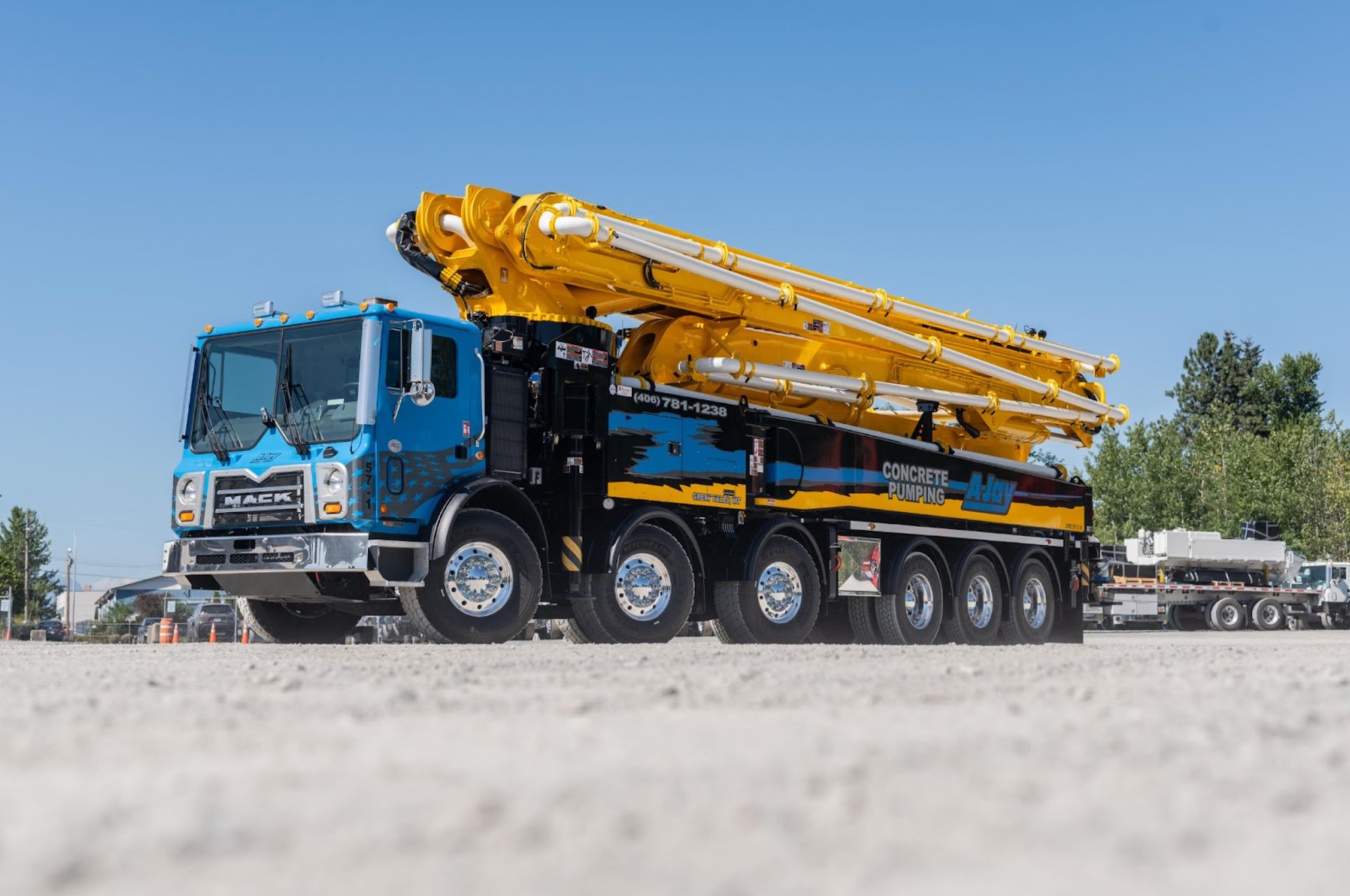 A-Jay Concrete Pumping | JXRZ 57m | Mack TerraPro