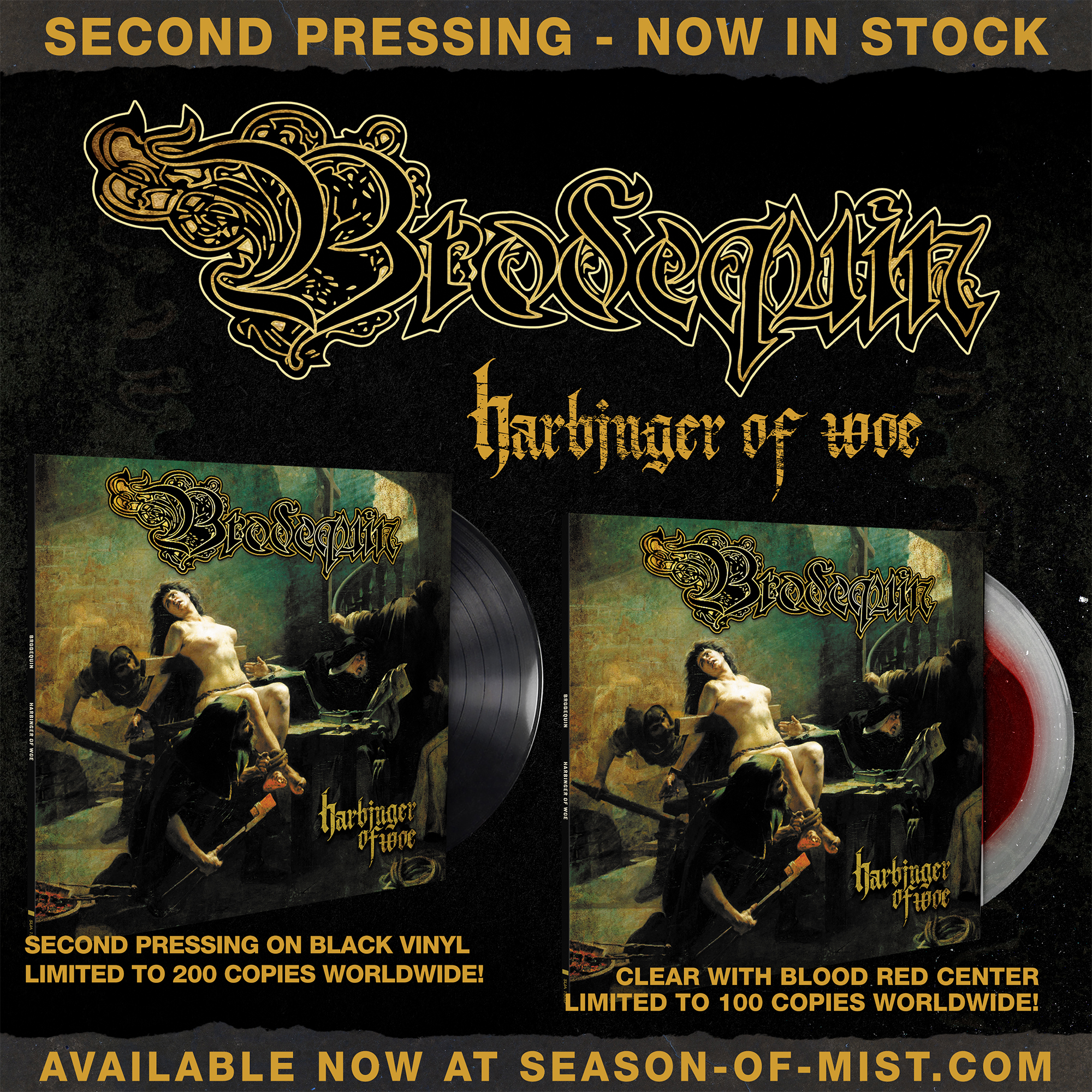 Brodequin's Harbinger of Woe vinyl available