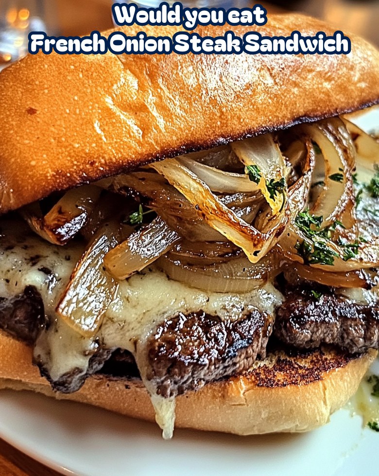 Texas Recipes - French Onion Steak Cheese Sandwich 🥩🧅🧀 A...