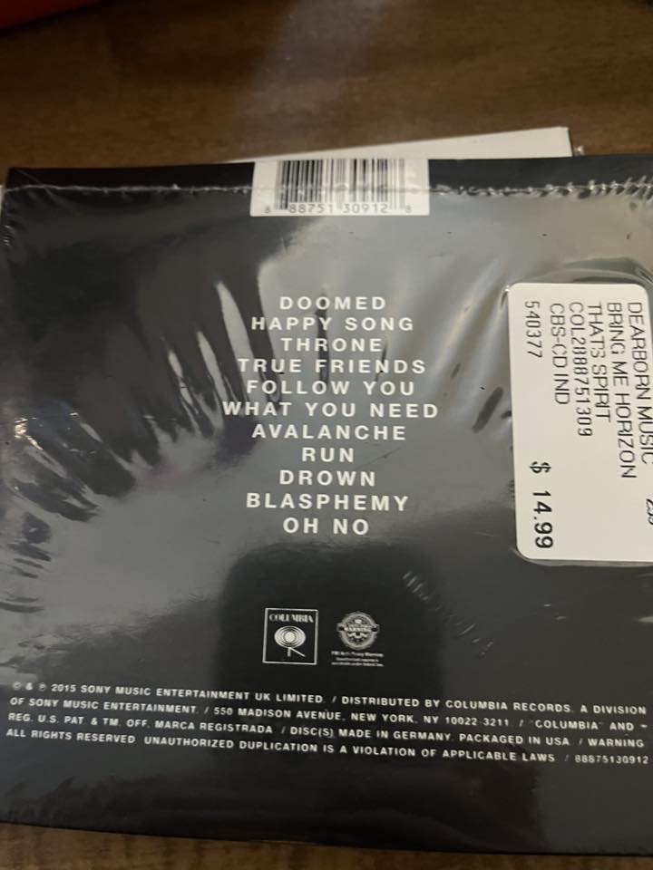 What's your favourite Bring Me The Horizon album or song?
