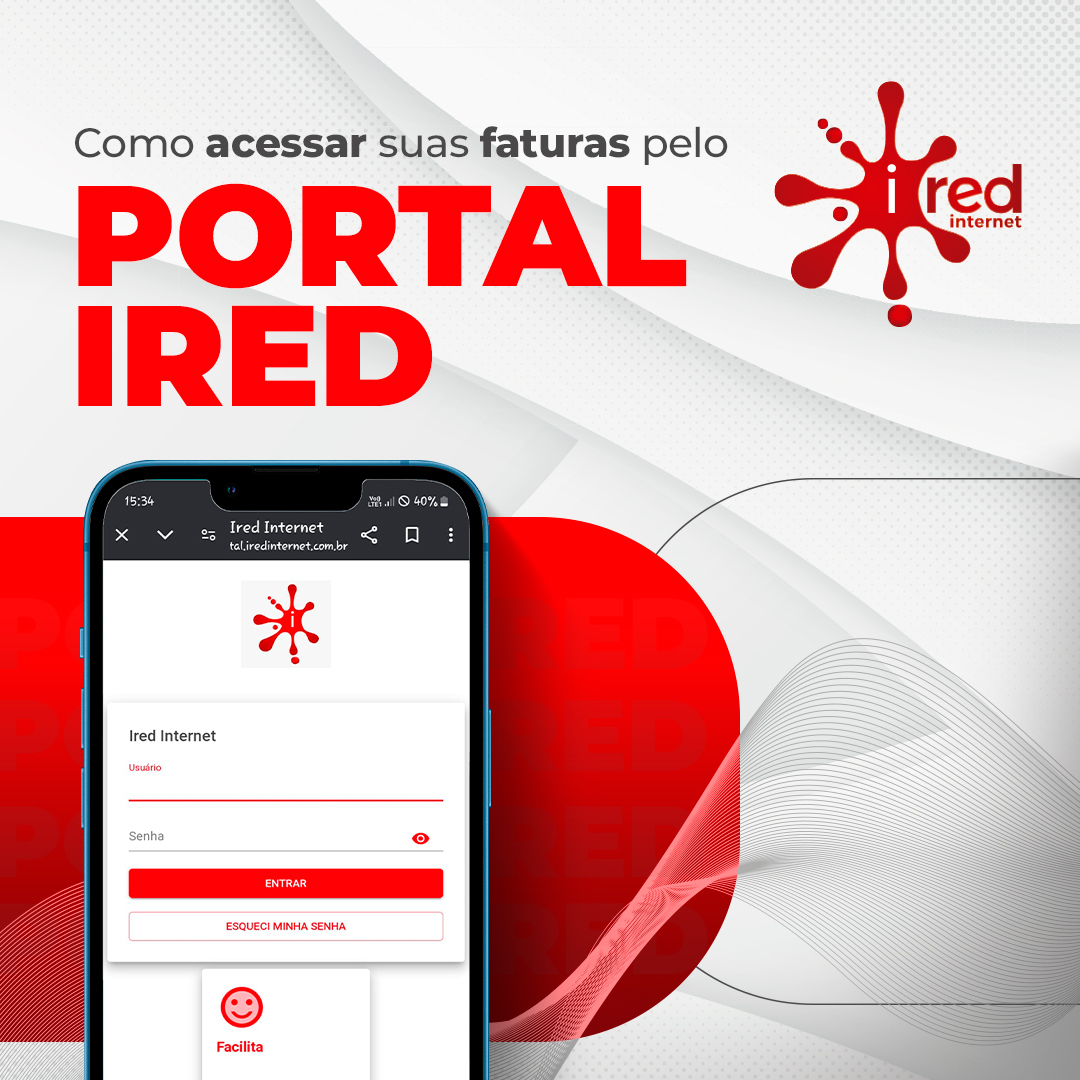 Ired Internet - Veja como acessar suas faturas pelo portal... | Facebook