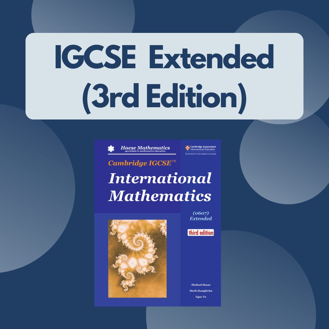 Haese - Our latest edition ​Cambridge IGCSE International
