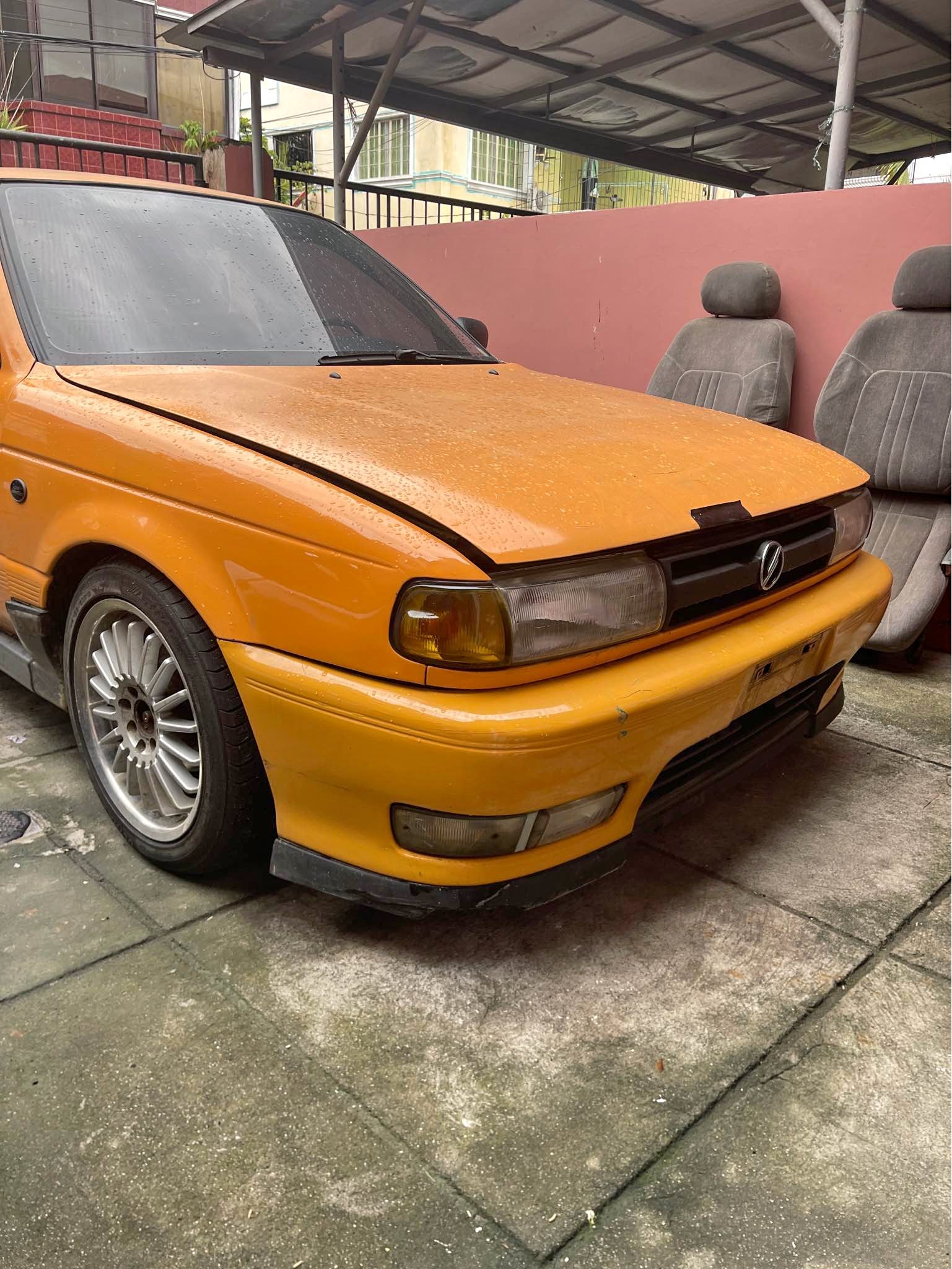 For sale! Nissan Sentra B13 GTS2 bumper(Plastic) w/ chin(Fiber) - Car ...