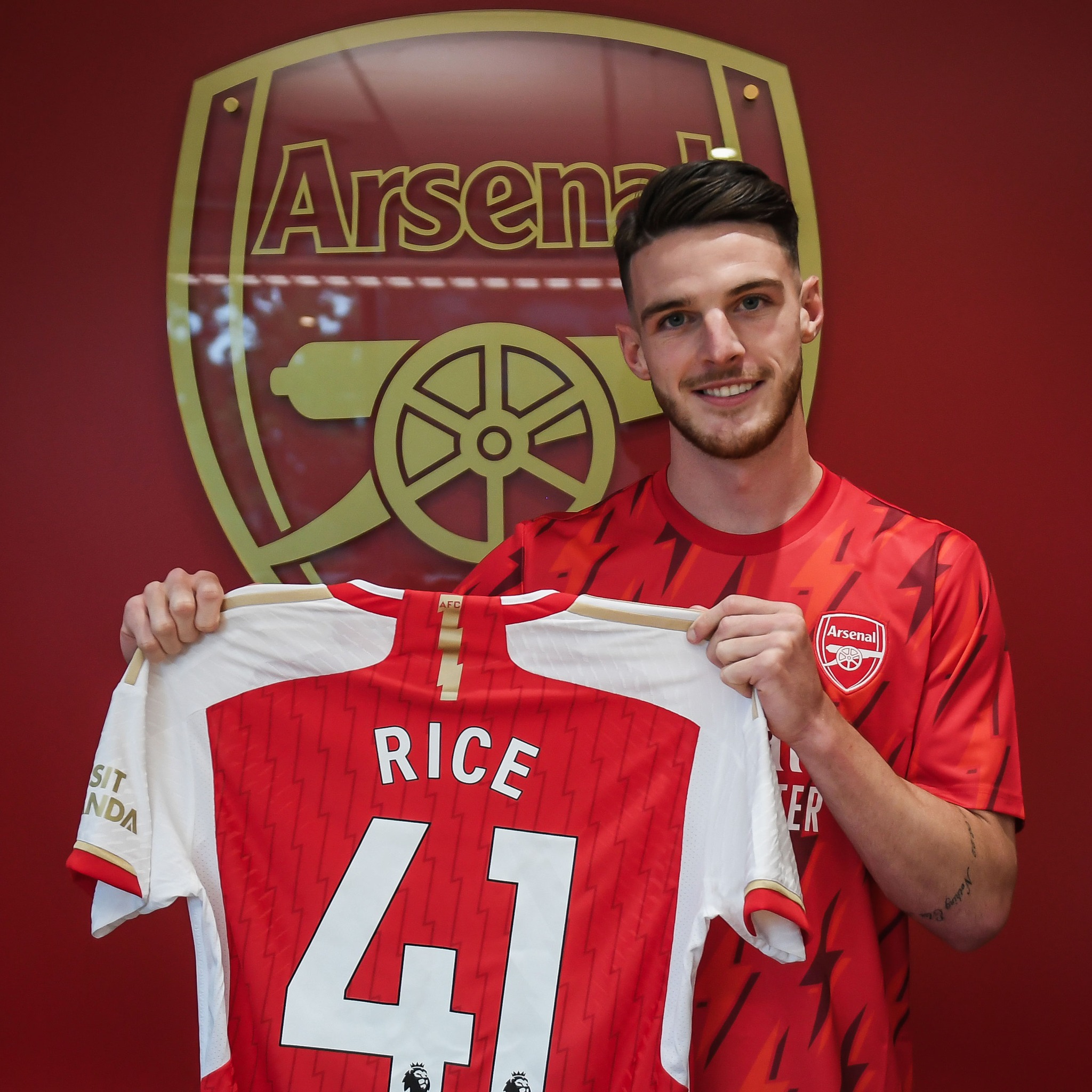 Declan Rice is Arsenal's new No. 41 ✨