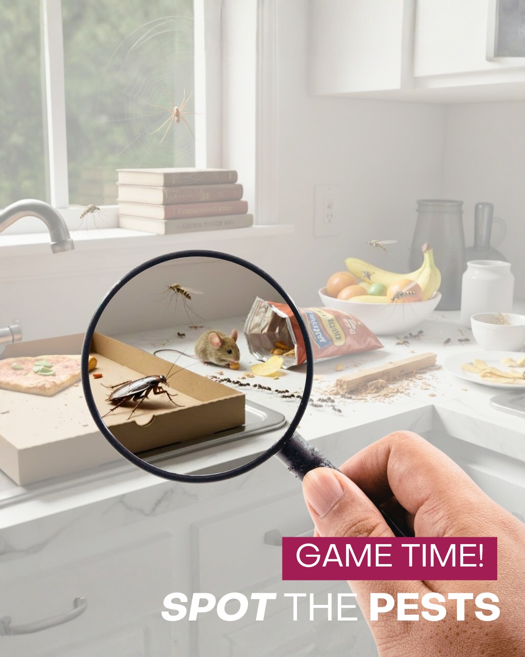 Sea - 🎮 GAME TIME: SPOT THE PESTS We’ve hidden 7 different types of ...