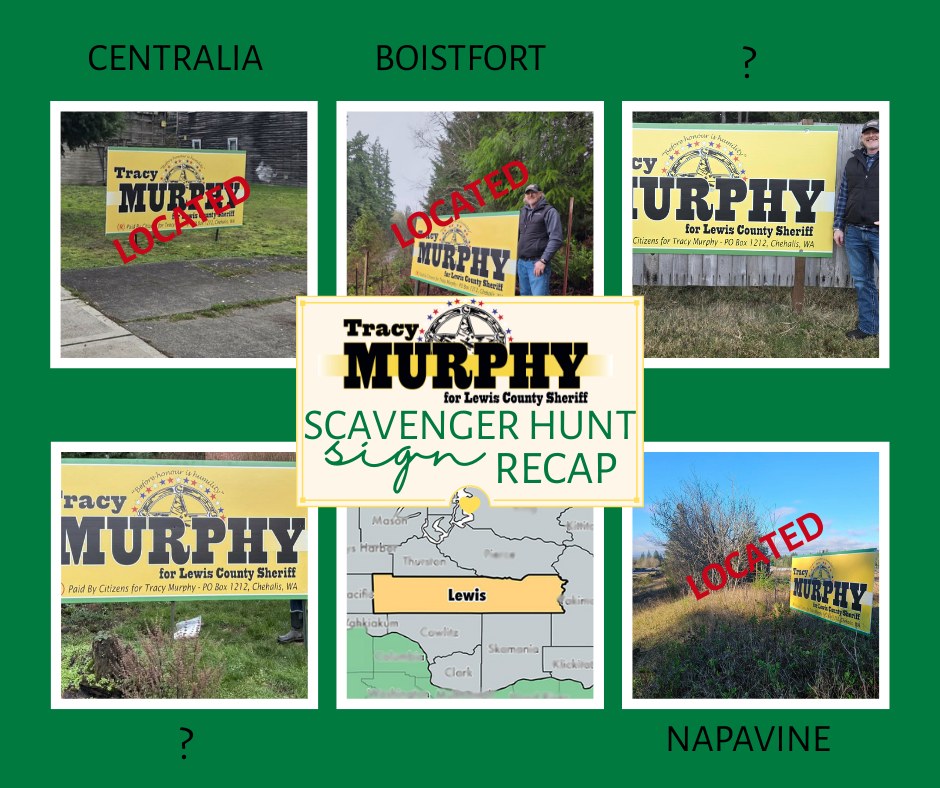 🚨 SIGN SPOTTED! 🚨 Three of our... - Tracy Murphy for Sheriff | Facebook