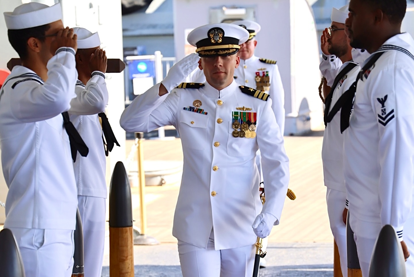 USS DECATUR - COMMANDING OFFICER, CDR DAVID HUSCHER, ON... | Facebook