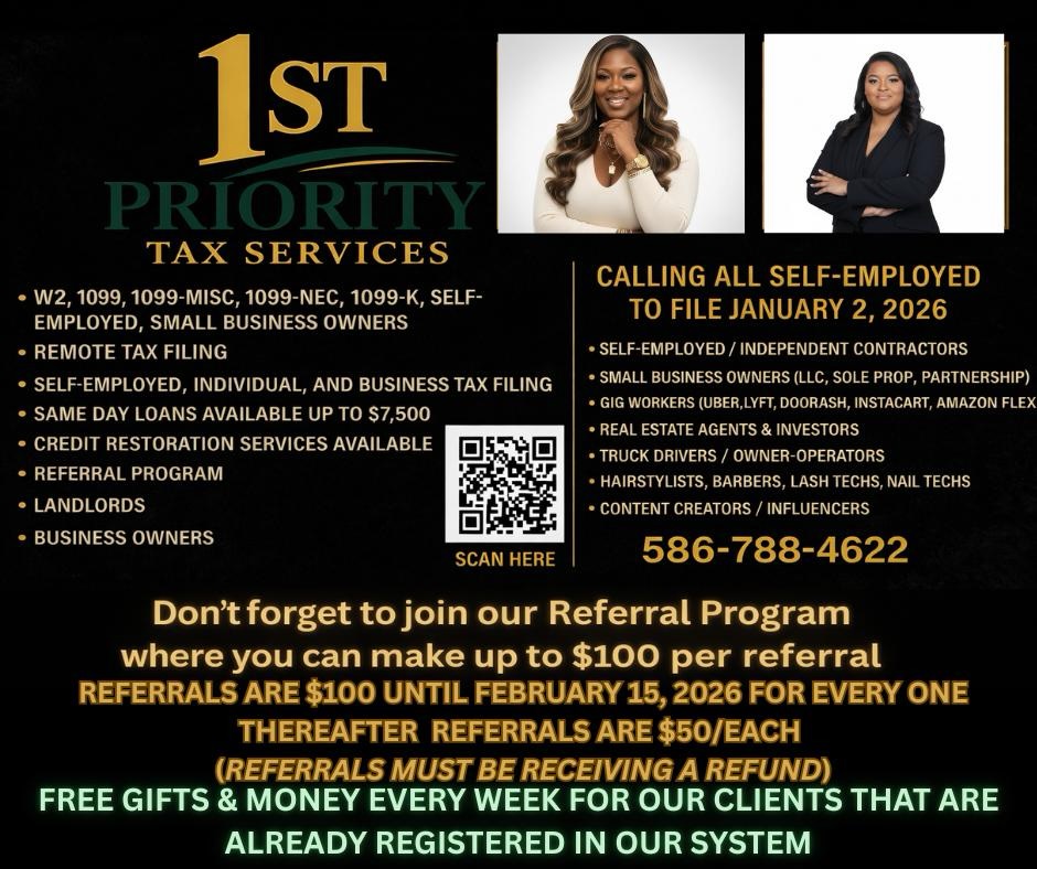 1st Priority Tax Services LLC | Detroit MI
