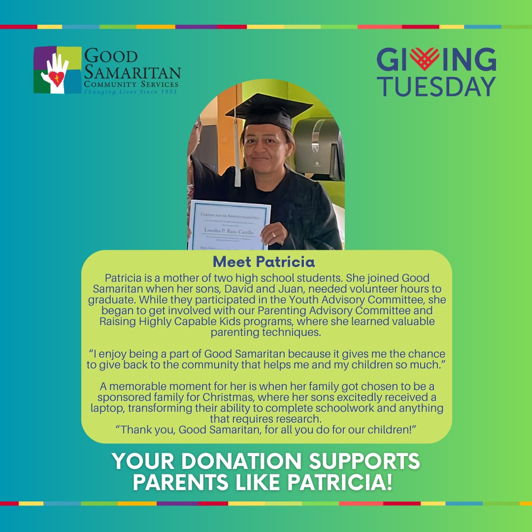 Good - ⭐️ Meet Patricia this Giving Tuesday! ⭐ Patricia's family has ...