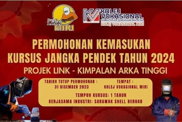 Jom masuk Projek Link. Salah satu program di Kolej Vokasional Miri yang ...