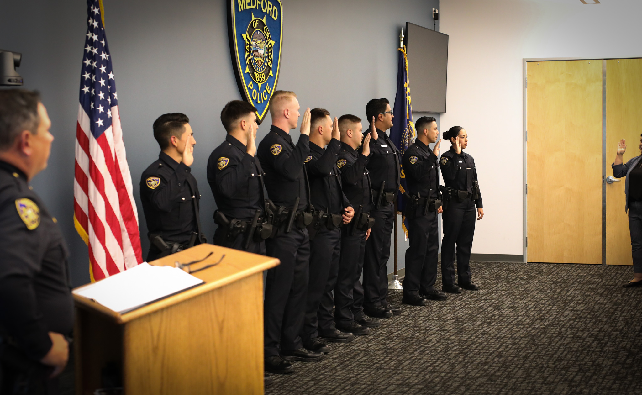 Medford Police - Congratulations to our recently sworn in... | Facebook