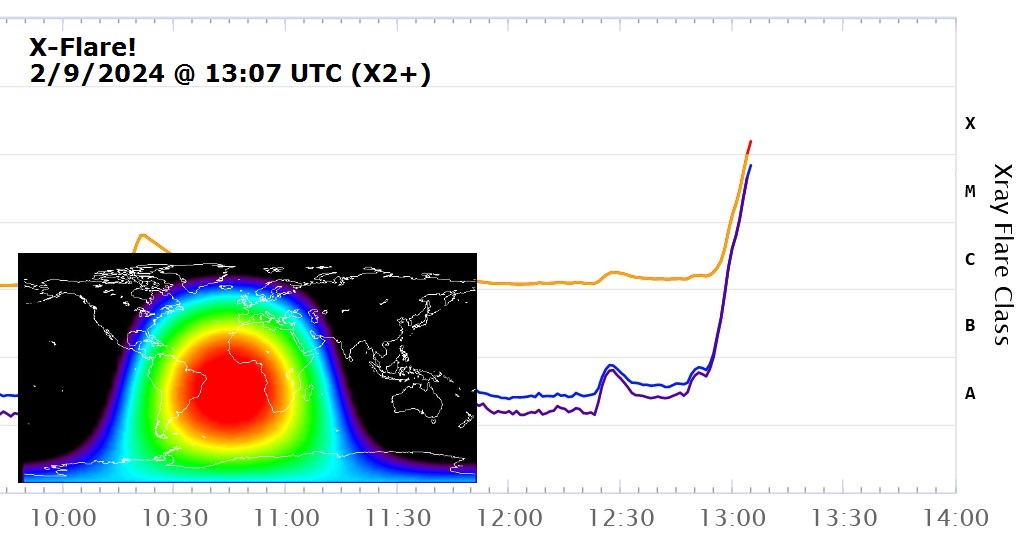 UPDATE: X3.3 peak @ 13:14 UTC... - Space Weather by SolarHam | Facebook