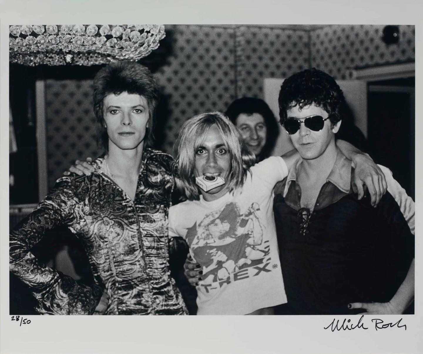 Iggy Pop, Lou Reed and James Williamson at Max