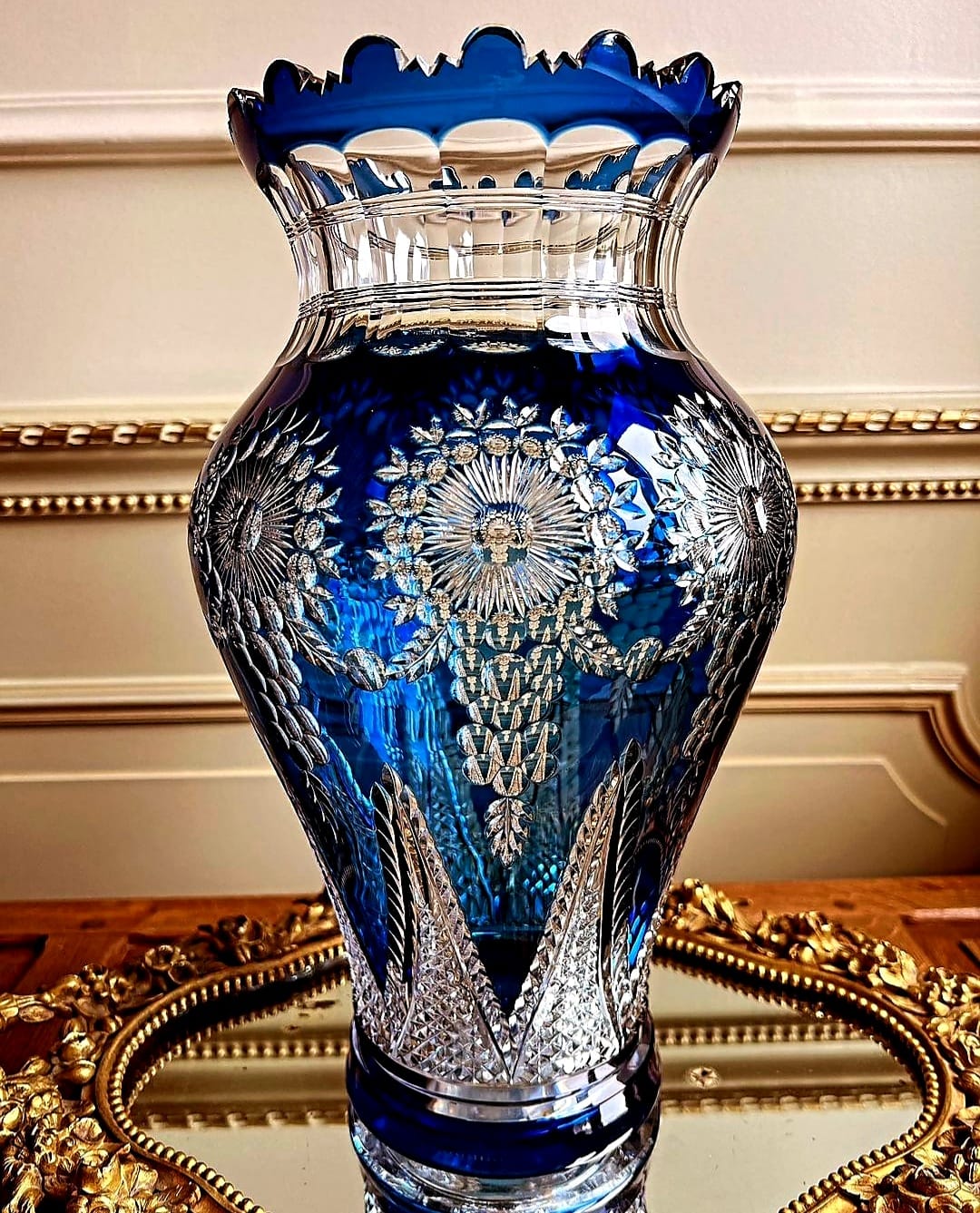 Who owns this Magnificent Val Saint Lambert Crystal Vase?