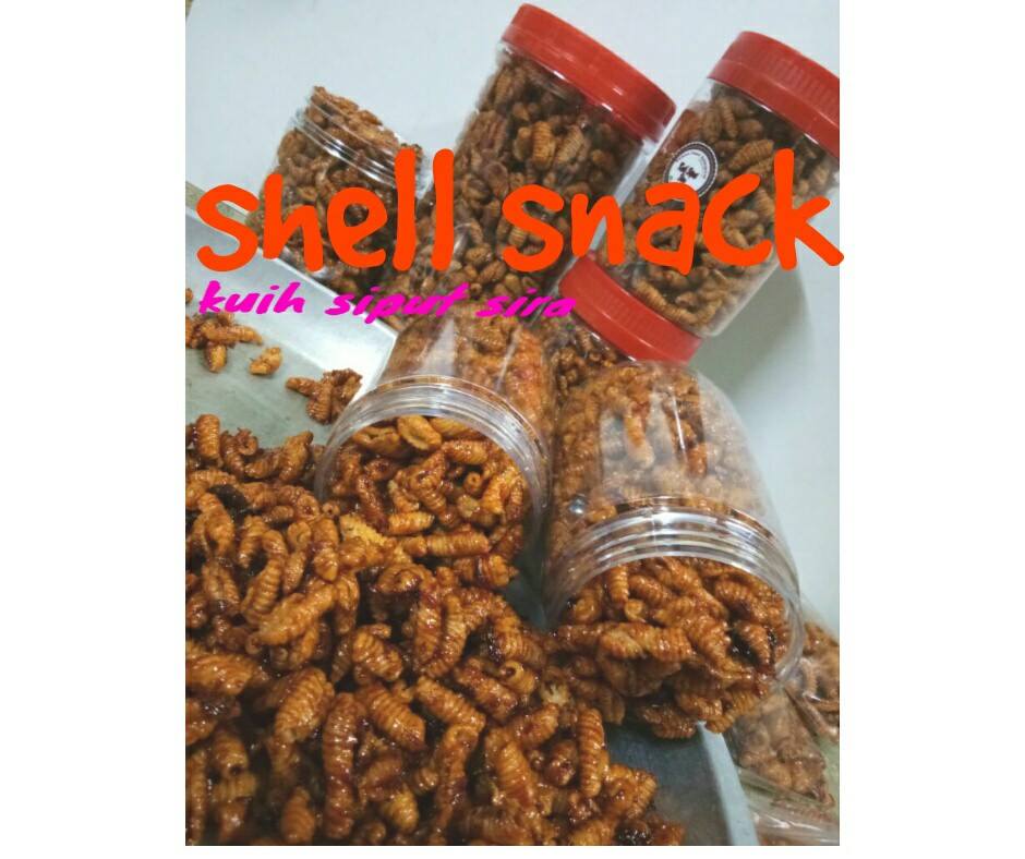 Kuih siput shell snack