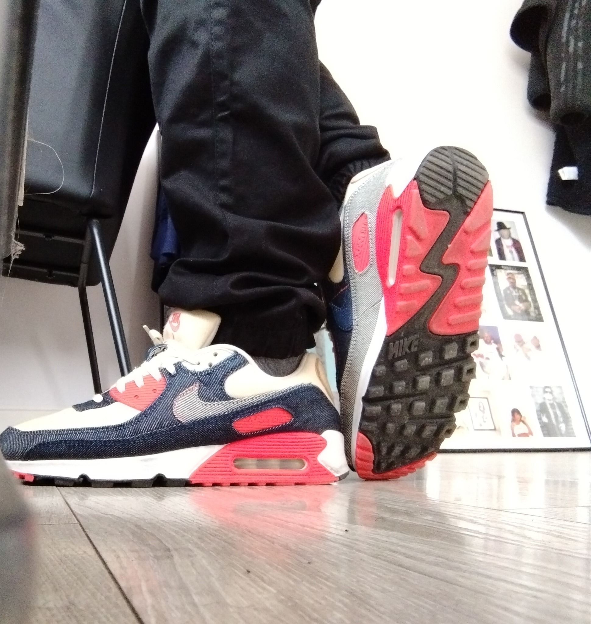 Hello , Air max 90 Denham on feet today