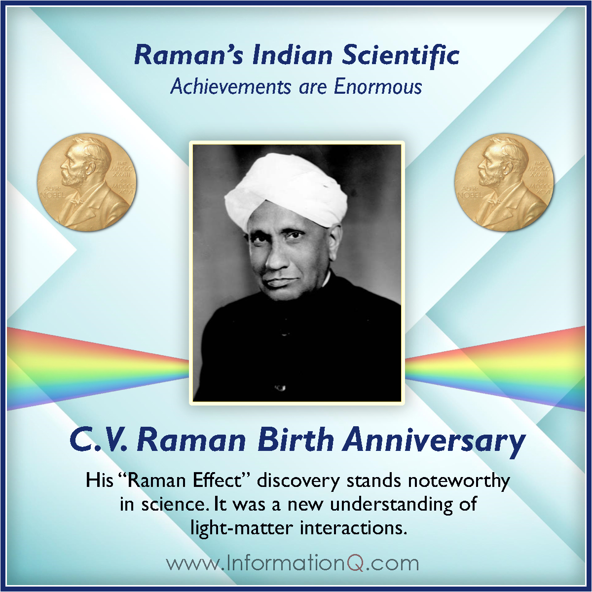 InformationQ.com - Science lovers worldwide commemorate C.V. Raman’s ...