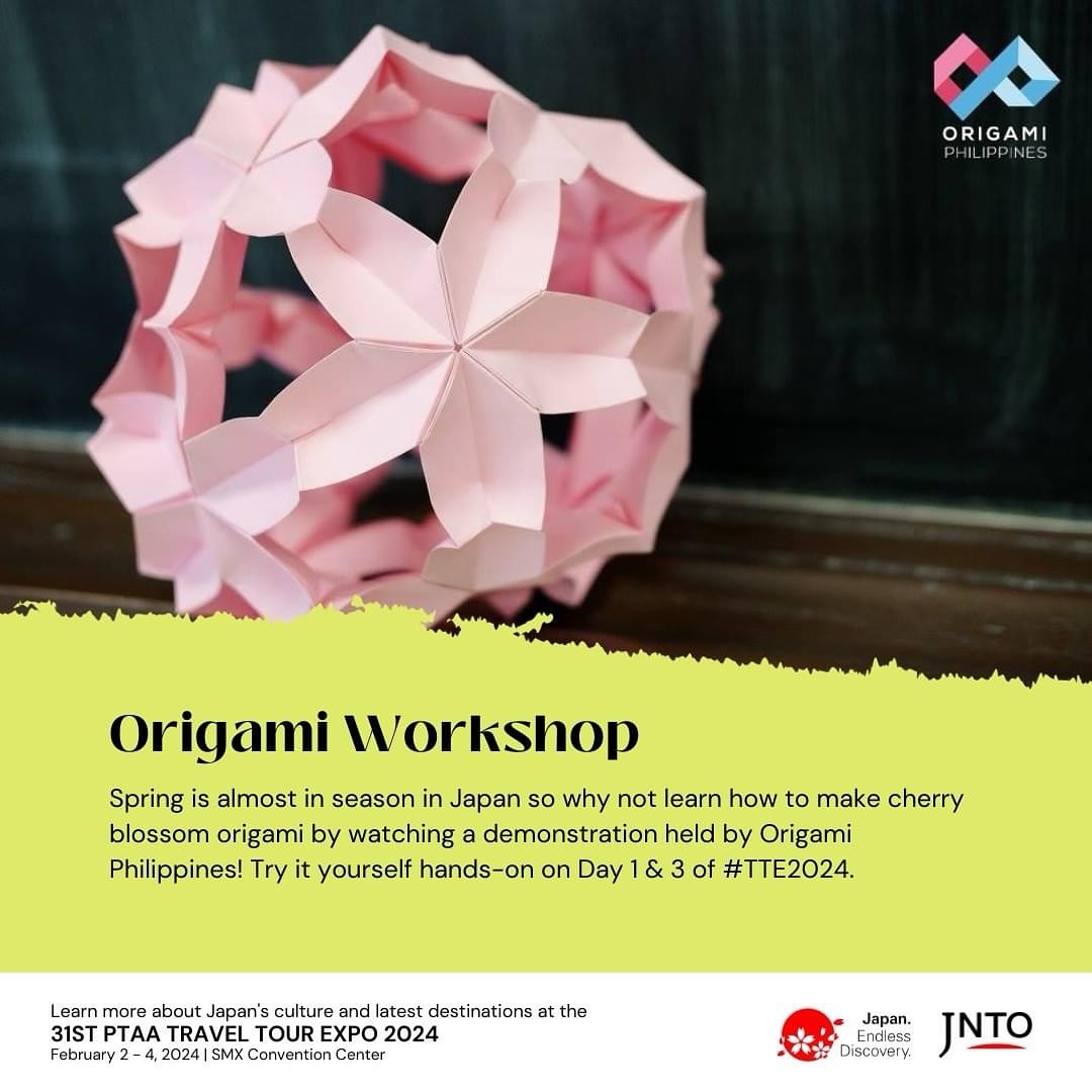 Origami - Get hyped for @visitjapanph #TTE2024 with these exciting ...