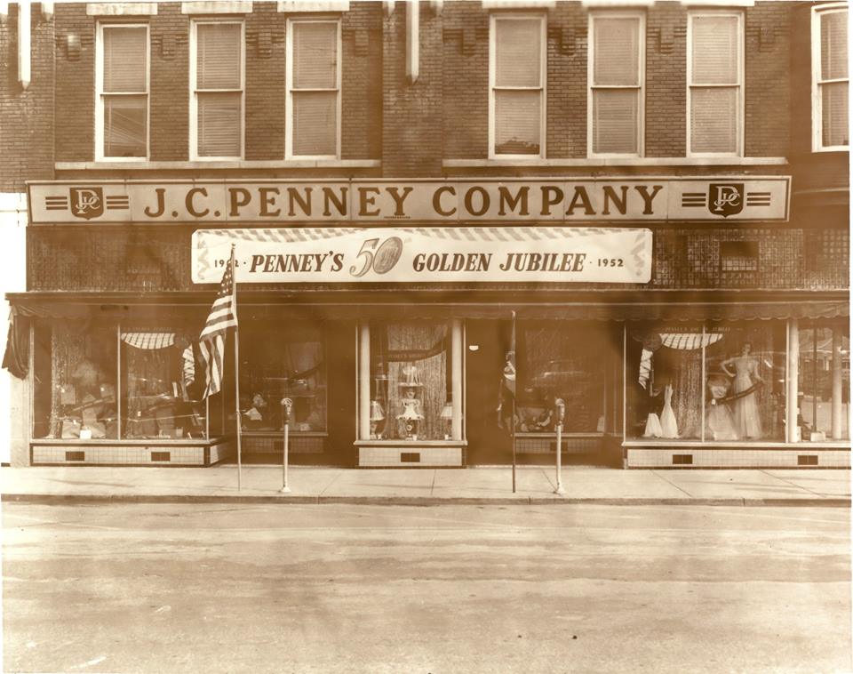 デ*ン様 PENNEY'S 50's The grand opening of Penney's in the early 1950's.