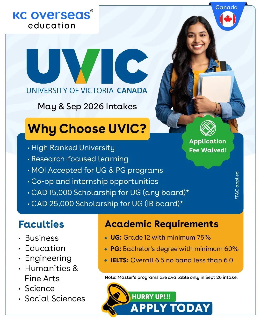 KC - 𝐂𝐀𝐍𝐀𝐃𝐀 𝐈𝐒 𝐂𝐀𝐋𝐋𝐈𝐍𝐆! 🇨🇦 Study at the University of Victoria in 2026 ...