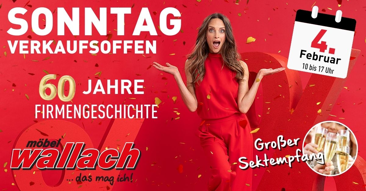 Verkaufsoffener Sonntag bei Möbel Wallach