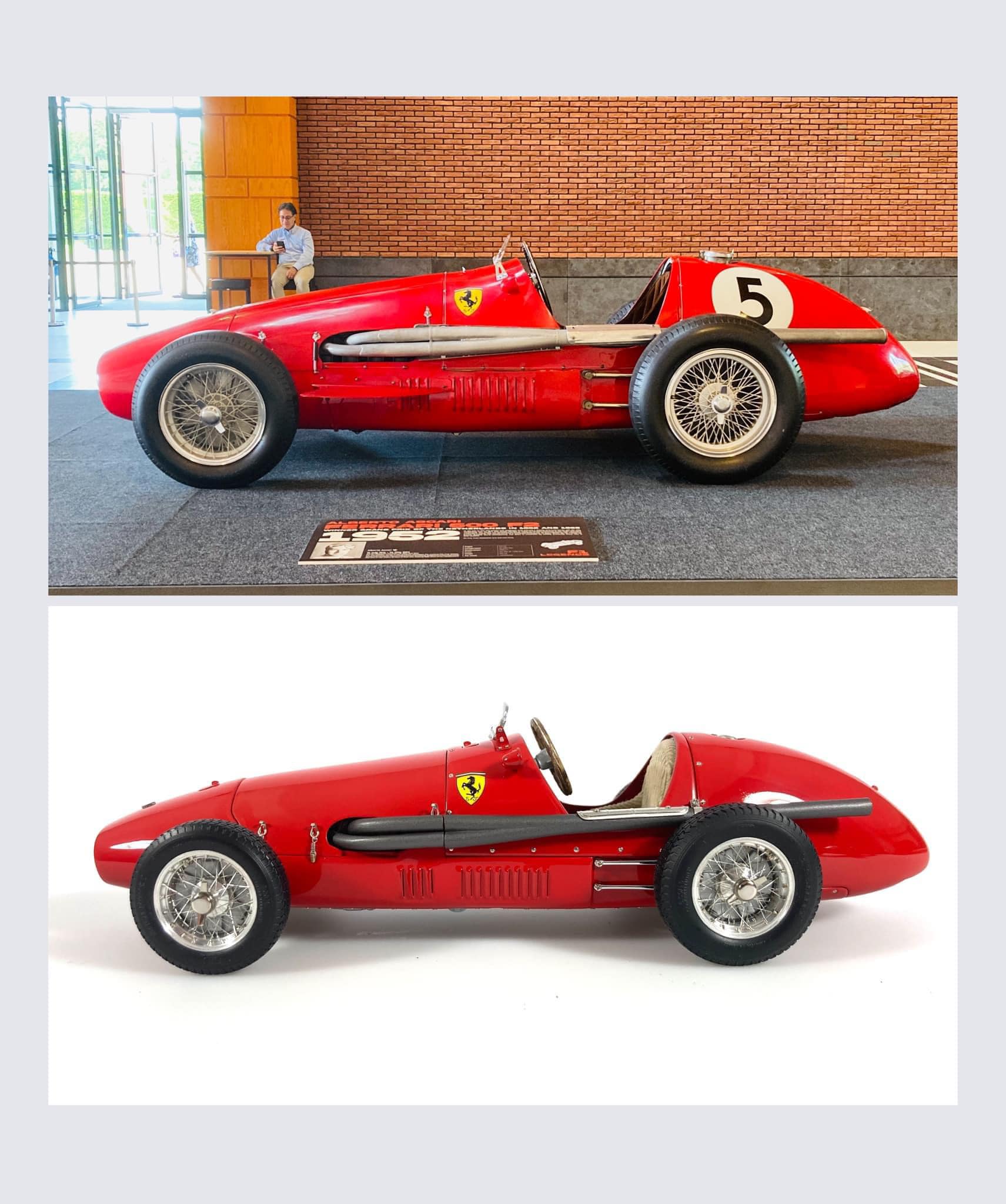 Contemporaries of the years 1952/1953 Ferrari 500 F2 (1/18 Exoto