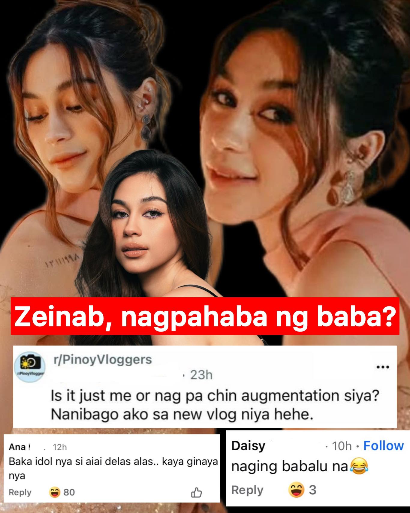 Nagpahaba nga ba ng baba or... - Celebrity Random Updates | Facebook