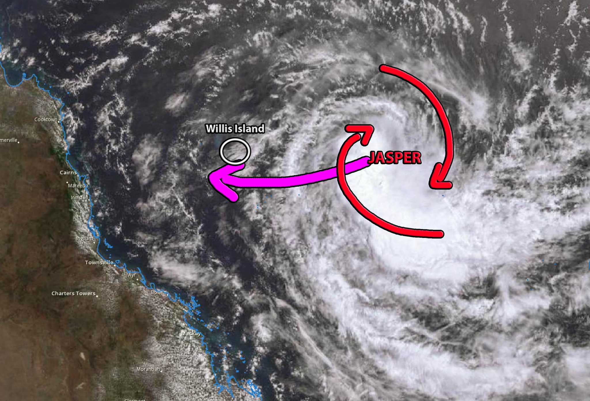 Tropical Cyclone JASPER Update... - Higgins Storm Chasing | Facebook
