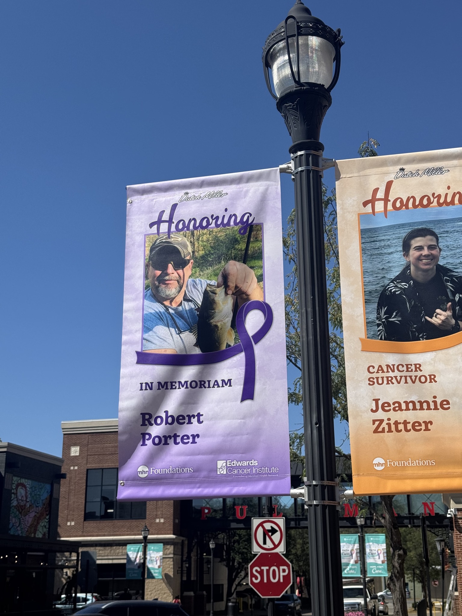 Path - Path to the Cure Survivor and Memorial banners are still ...