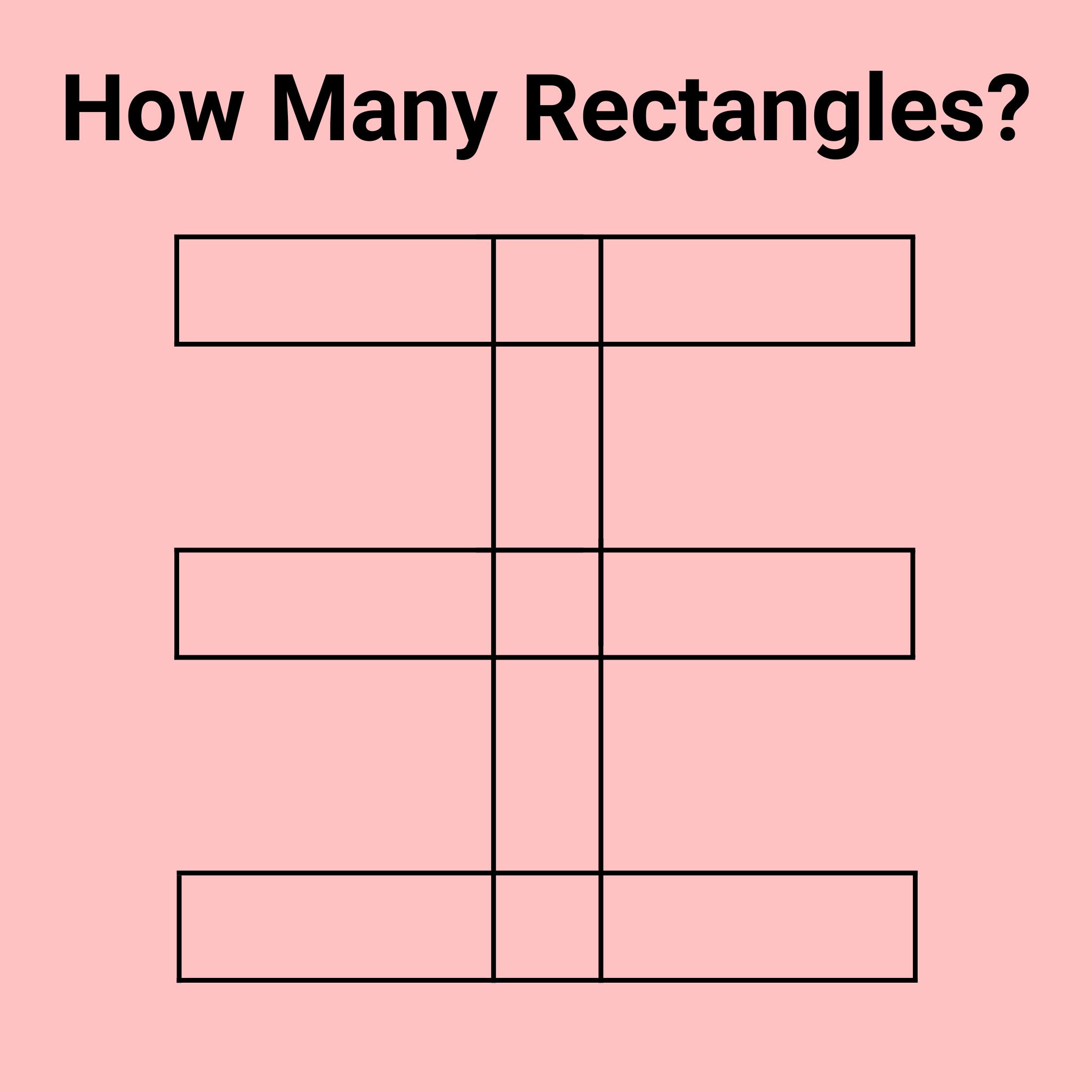 CrLazy - A clean visual puzzle — count all the rectangles carefully 🧠 ...