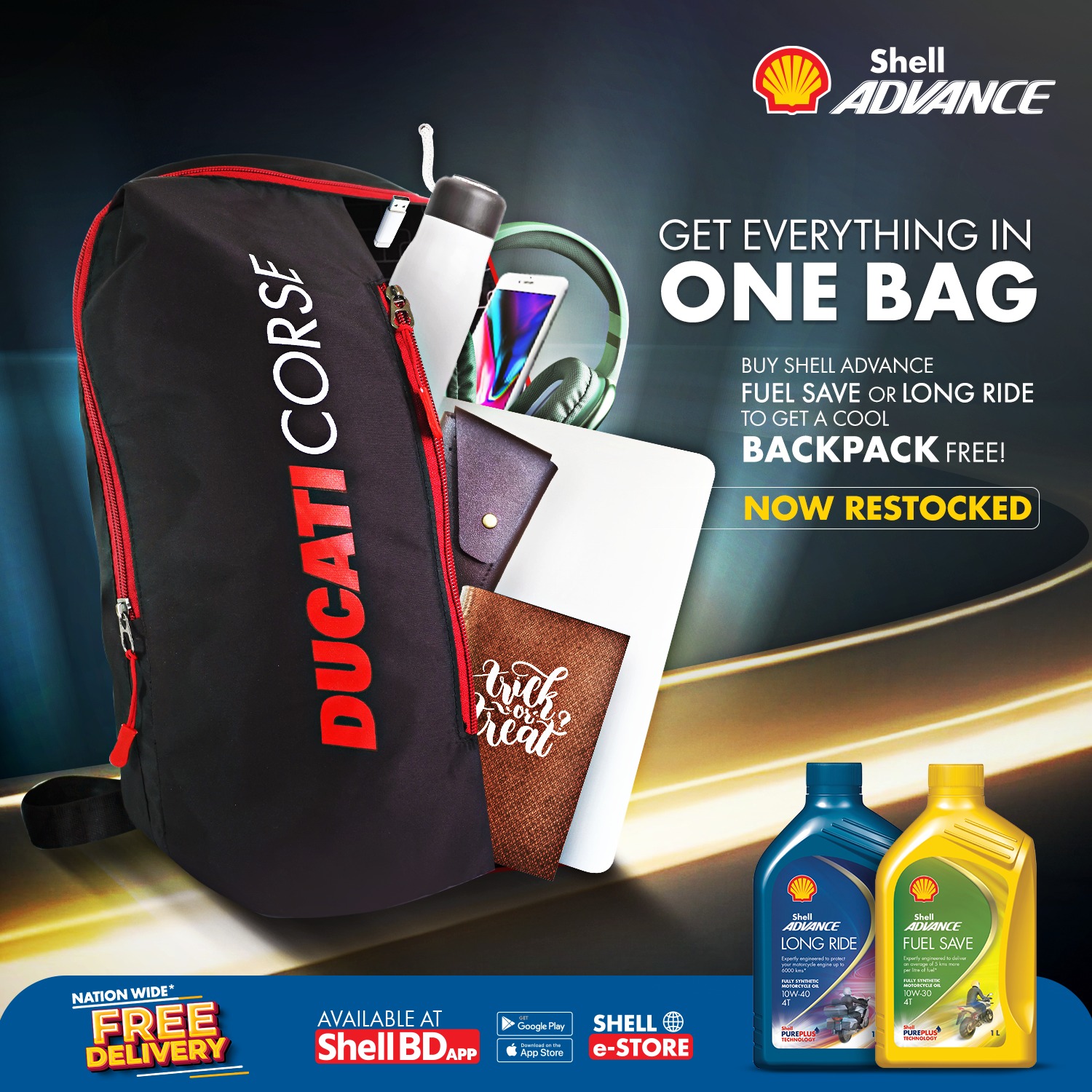 Ranks - Everything you need, all in one bag! 🎒 Buy Shell Advance Long ...