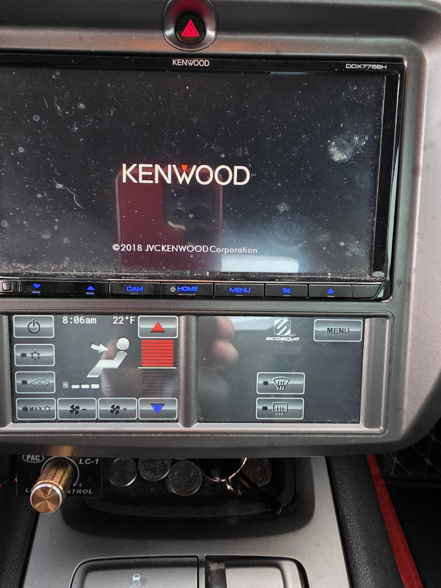 Recalibrating aftermarket Kenwood stereo touchscreen?