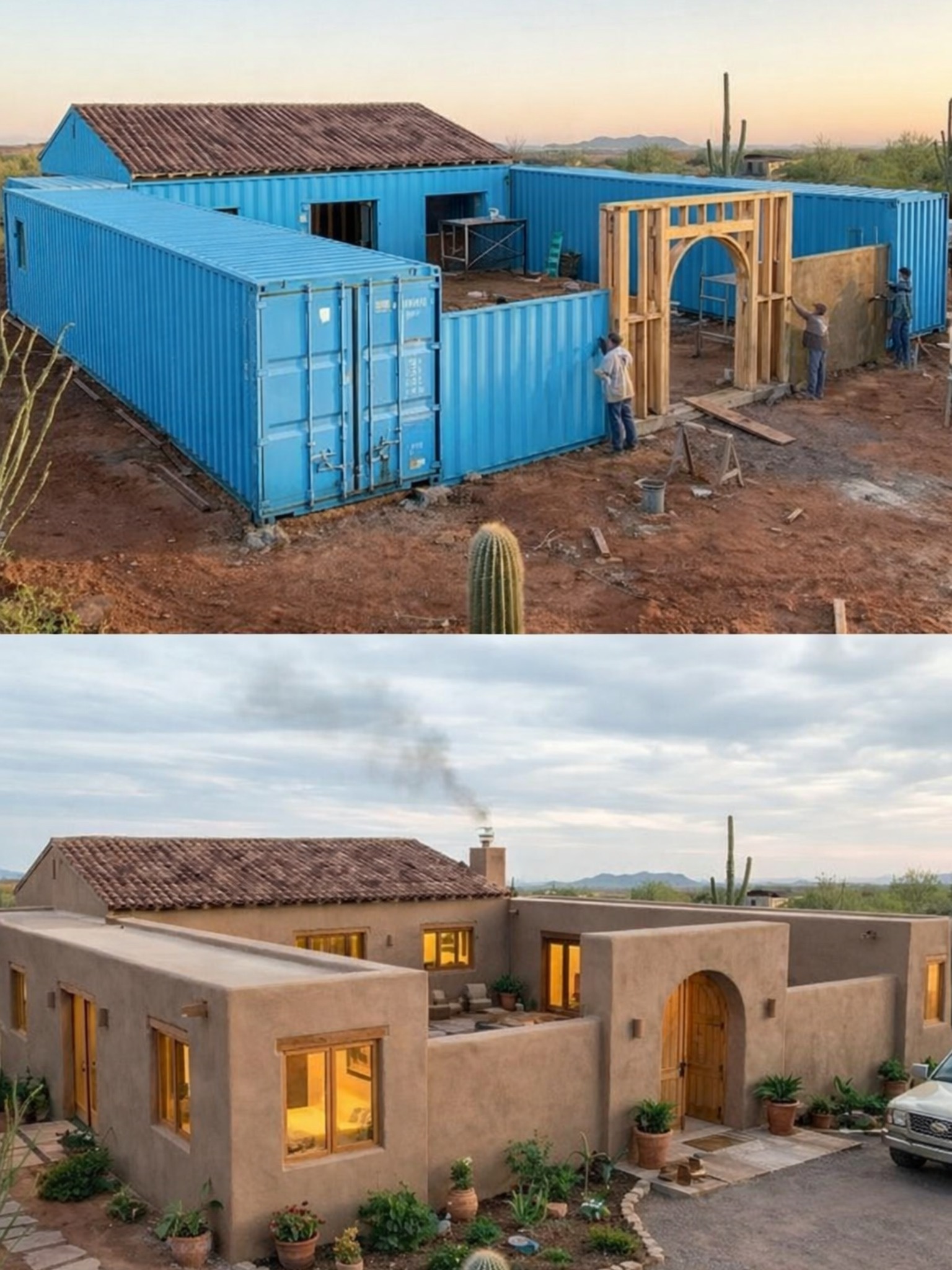 GreenThumb - A Desert Home with a Secret Inside 🏠 At first glance, this ...