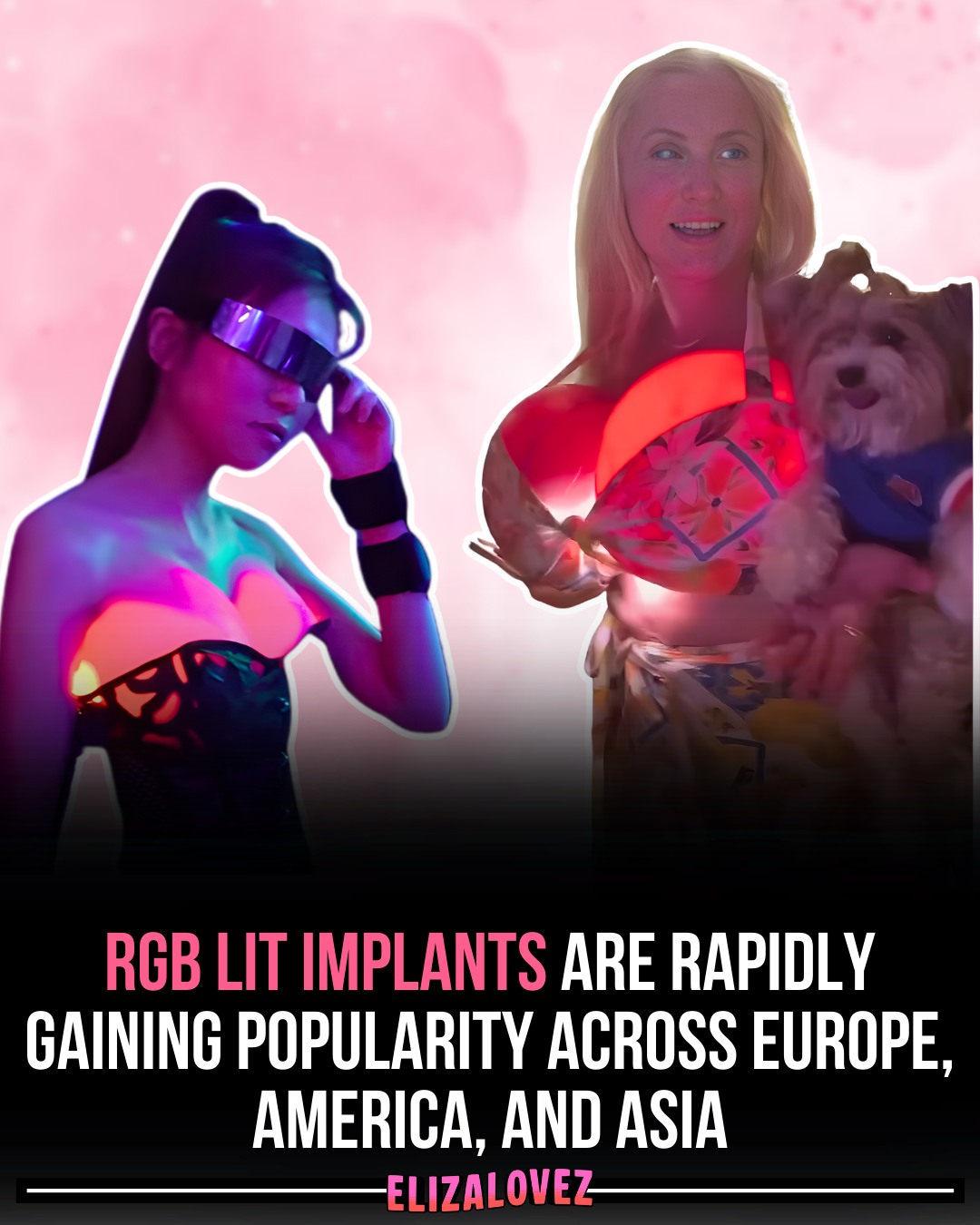 New RGB light implants, developed by startups in Silicon Valley
