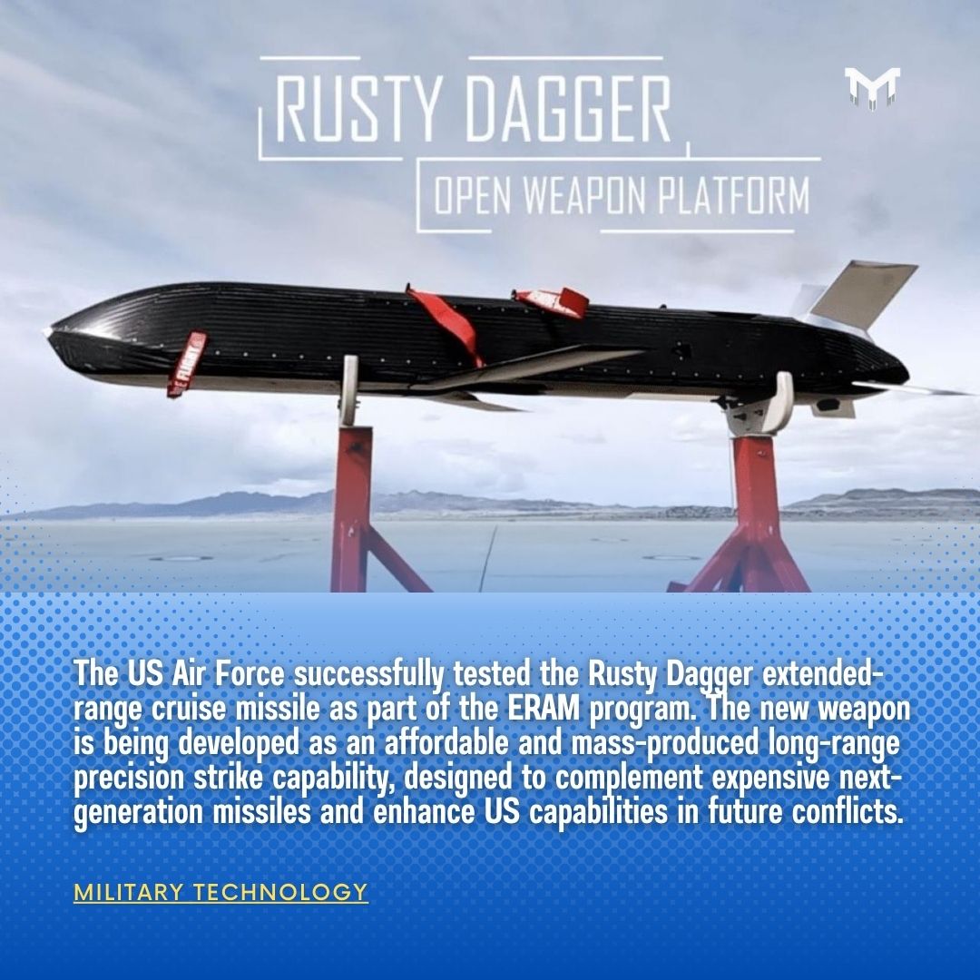 The Rusty Dagger cruise missile has... - Military Technology | Facebook
