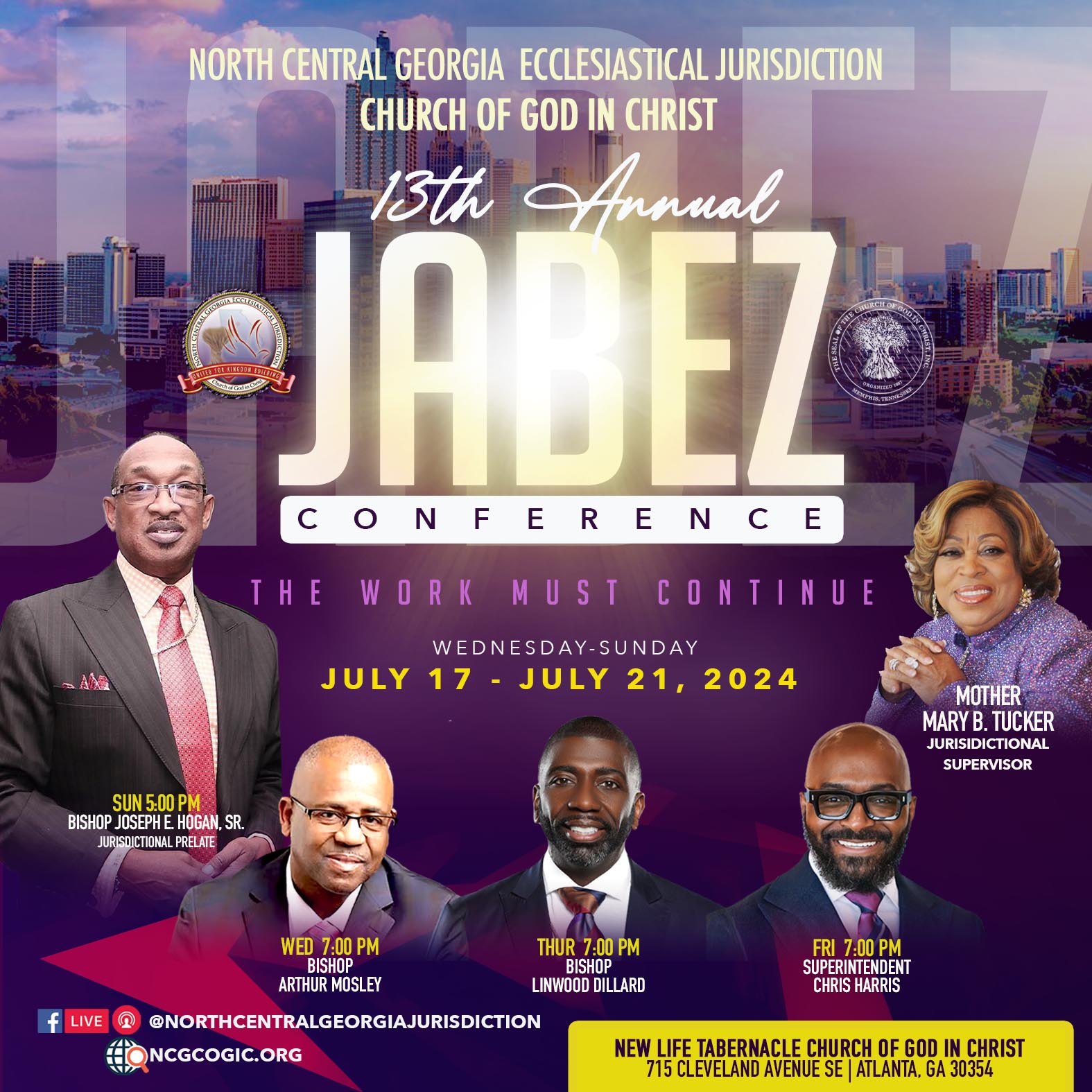 North - 🎉 We are just a few days away from our Jabez Conference, and we ...