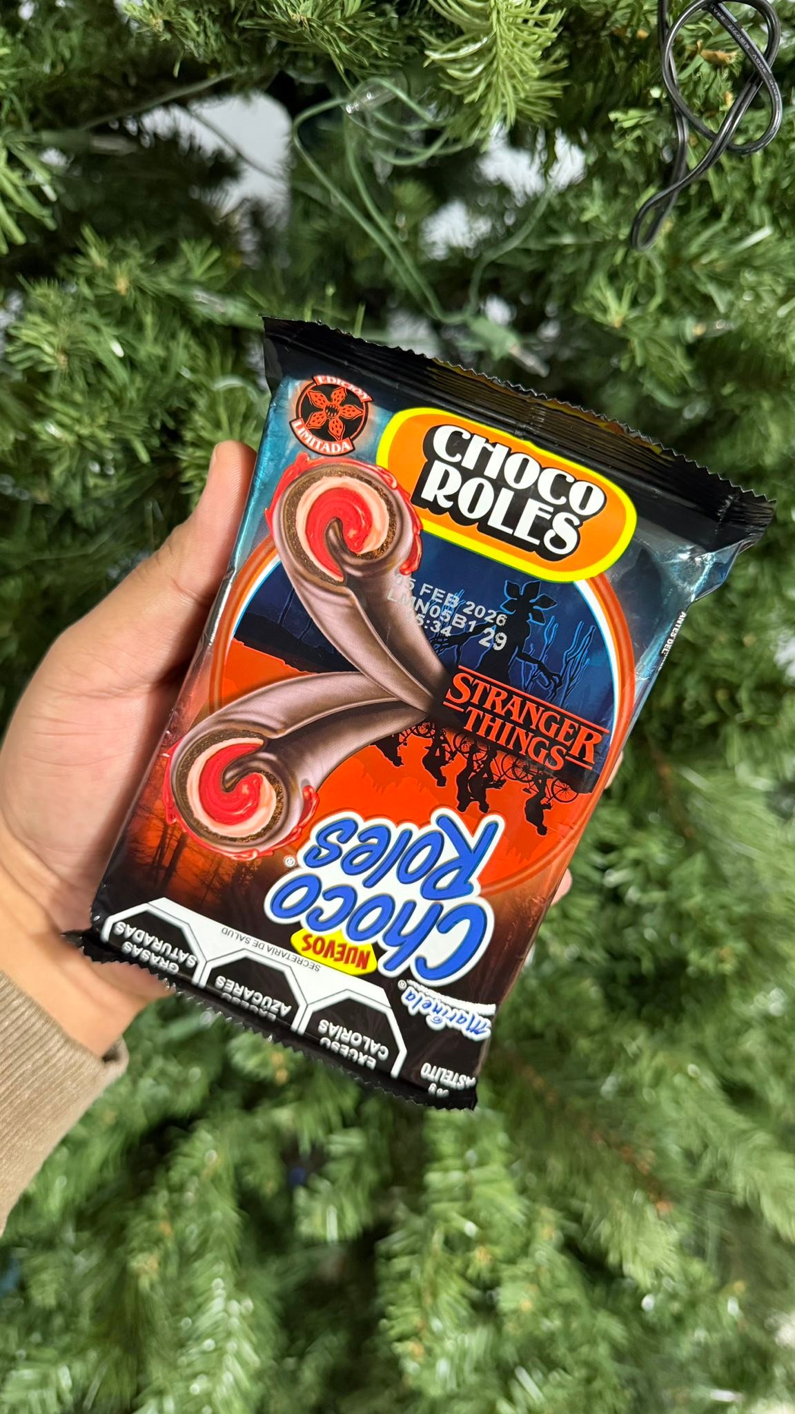 Fork - Stranger Things Choc Roles that my sister brought me from ...