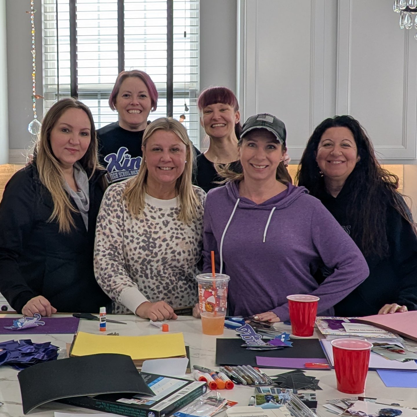 Kings - Our Senior Moms got crafty today working on boards for this ...