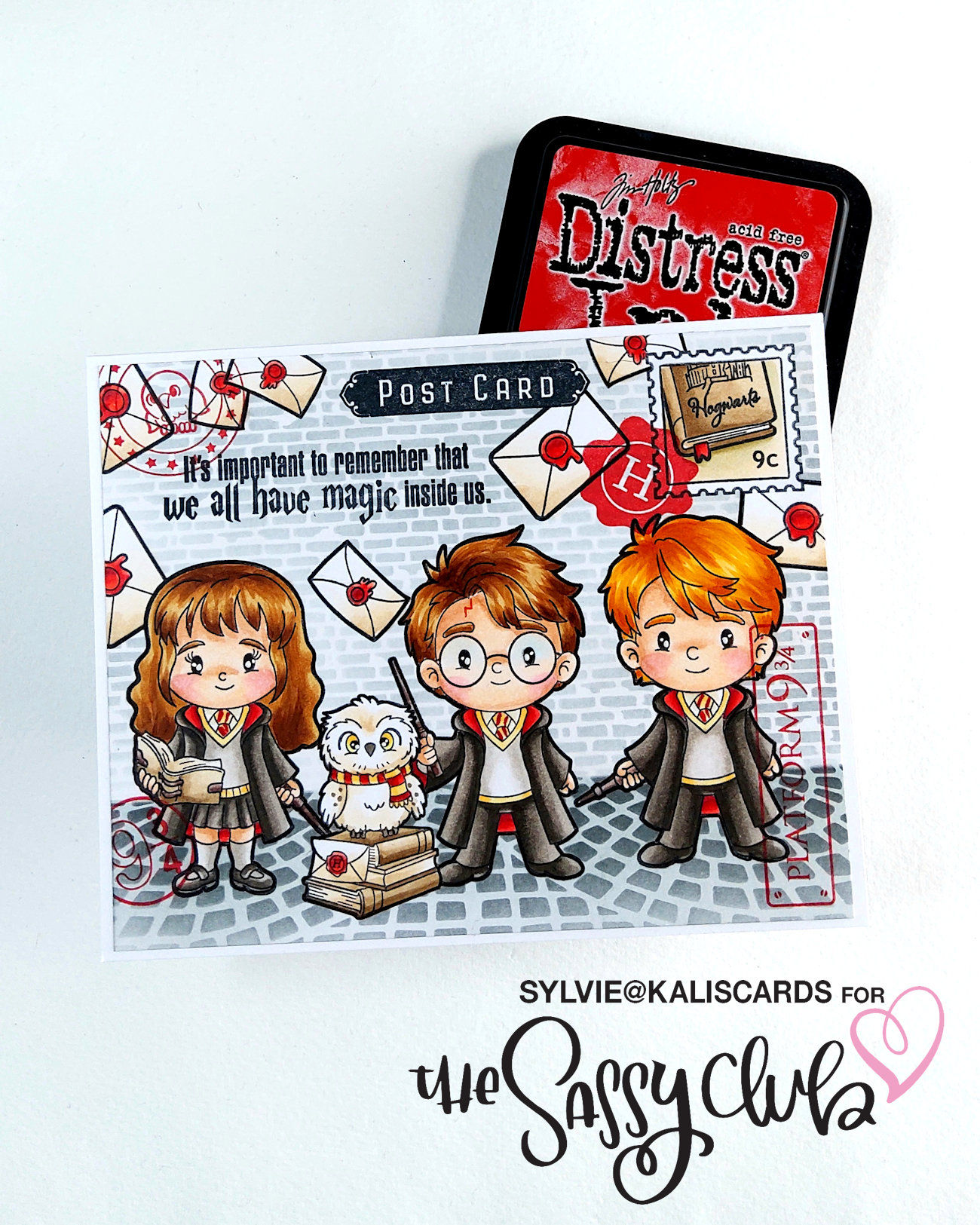 Sharing a sweet Postcard with these cuties from the Magic mail 