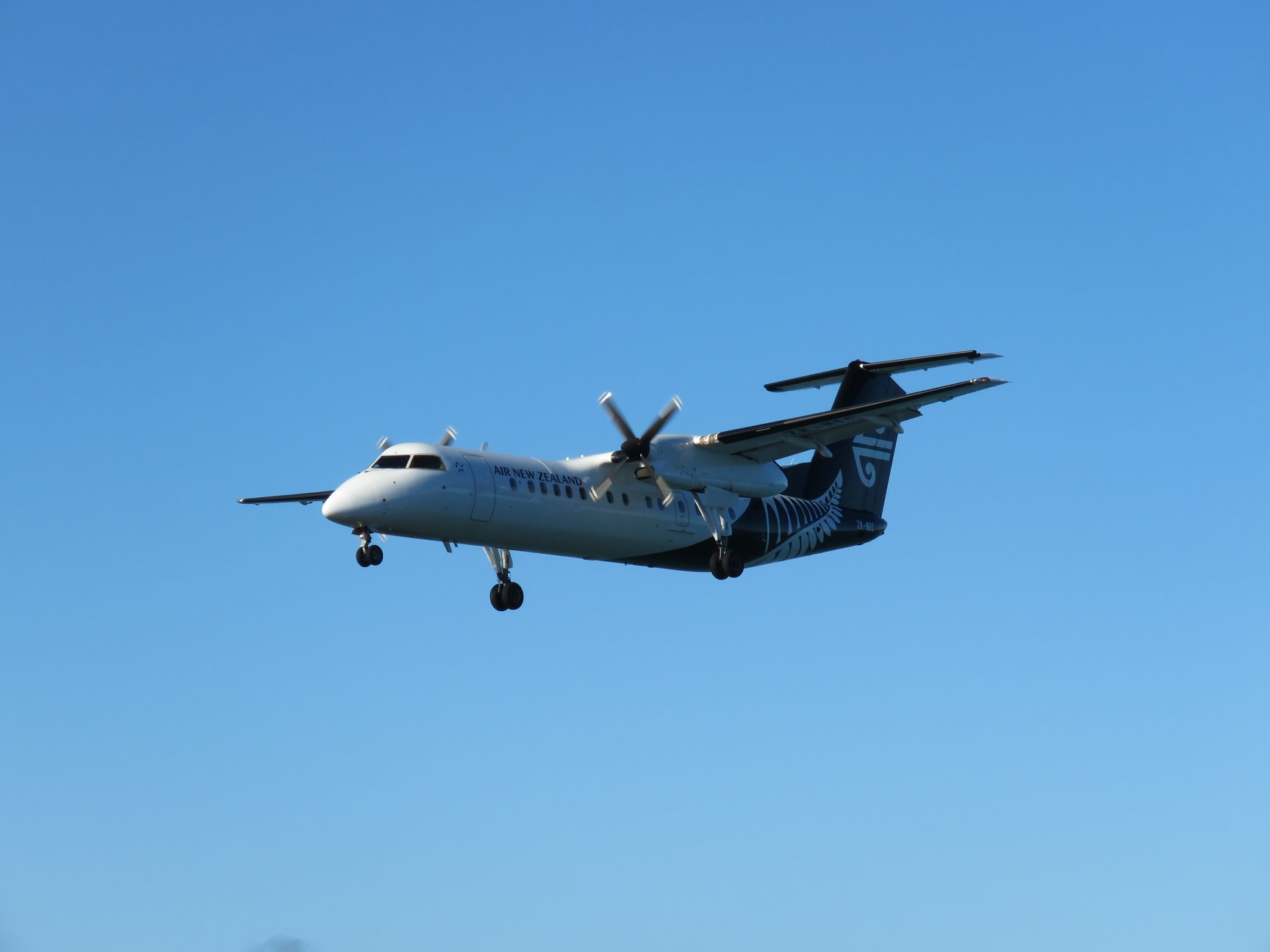Air New Zealand Bombardier Q300 (Dash 8) aircraft at Wellington