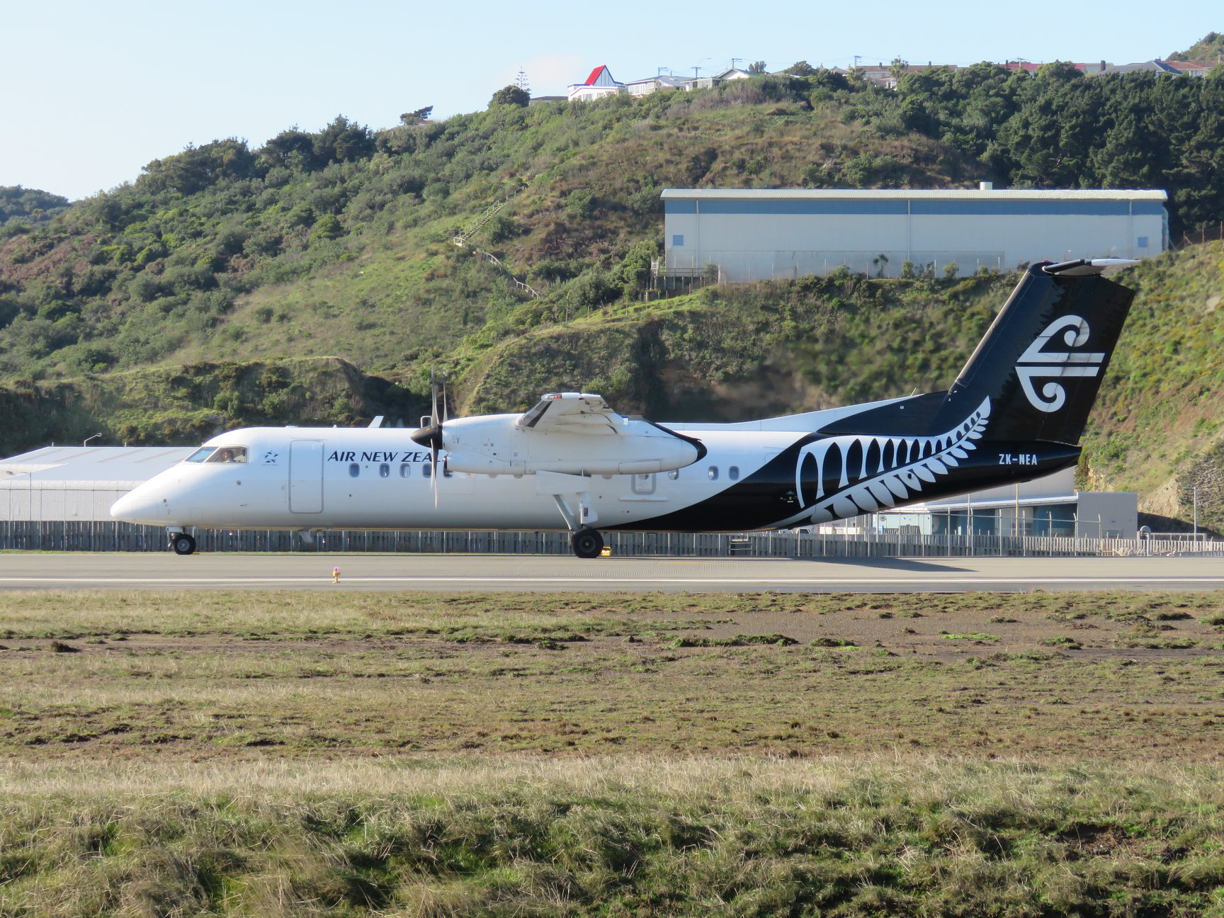 Air New Zealand Bombardier Q300 (Dash 8) aircraft at Wellington