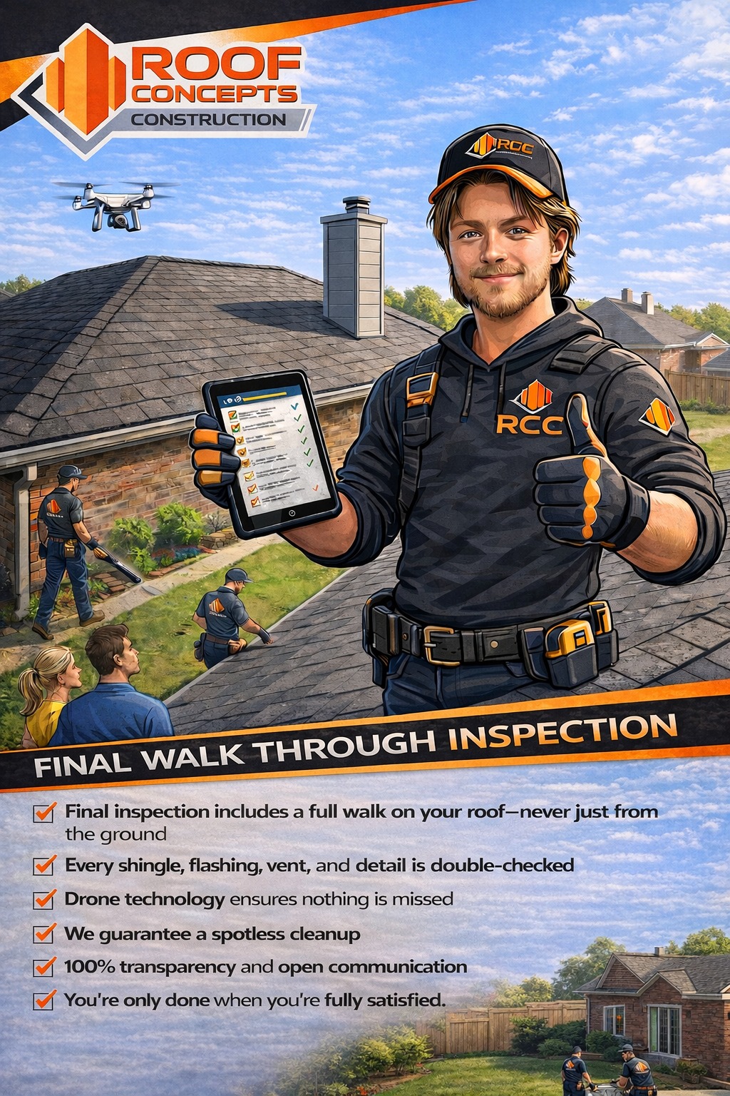 Roof - Final Walk Through Inspection: What Makes RCC Different 🏠🔎 The ...