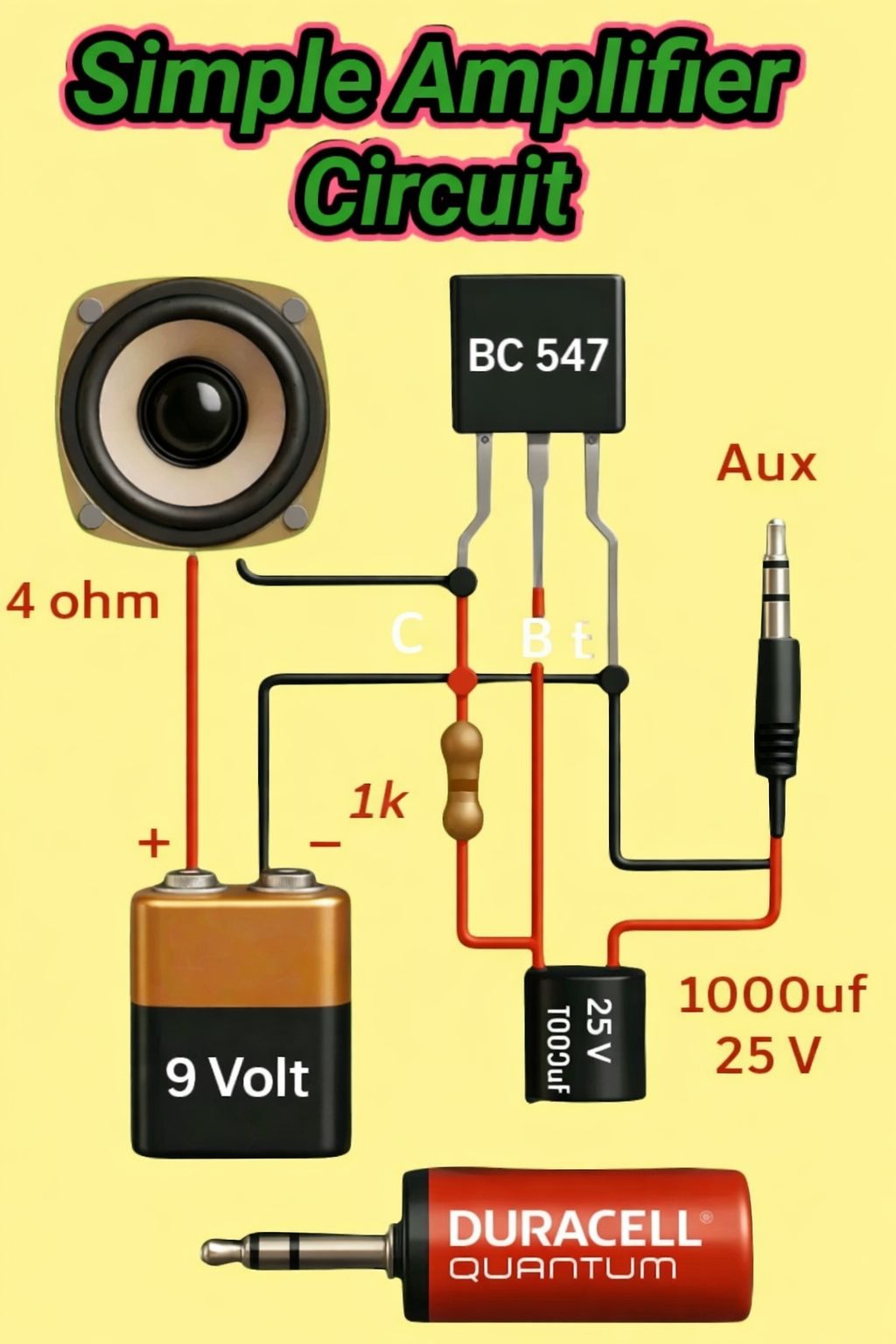 Dk - Simple Audio Amplifier Circuit | Facebook